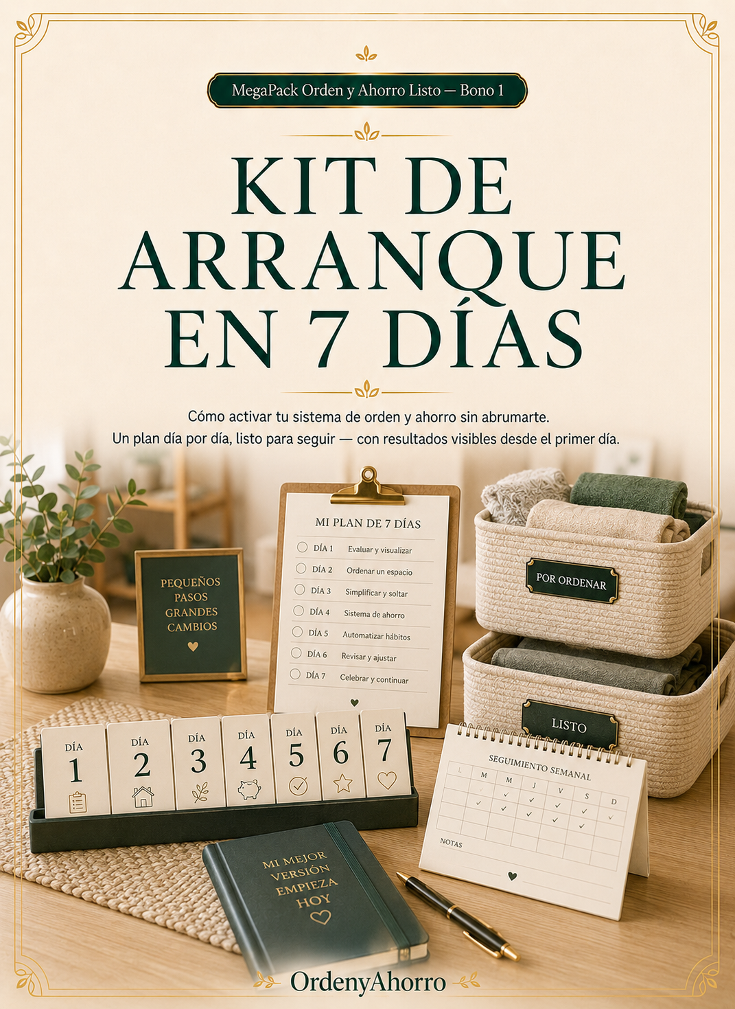 Tapa del Bono 1: Kit de Arranque en 7 Días