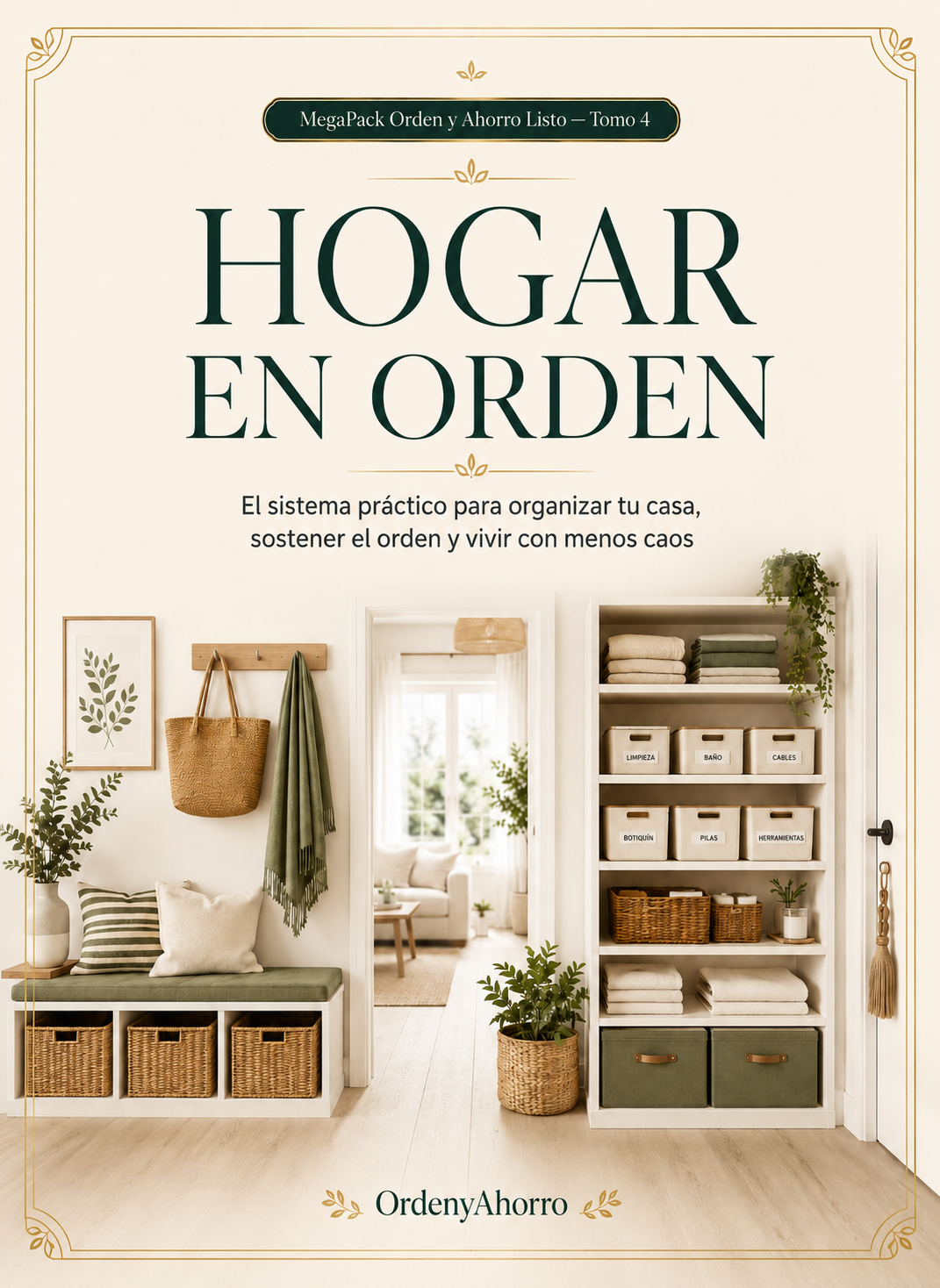 Tapa del Tomo 4: Hogar en Orden