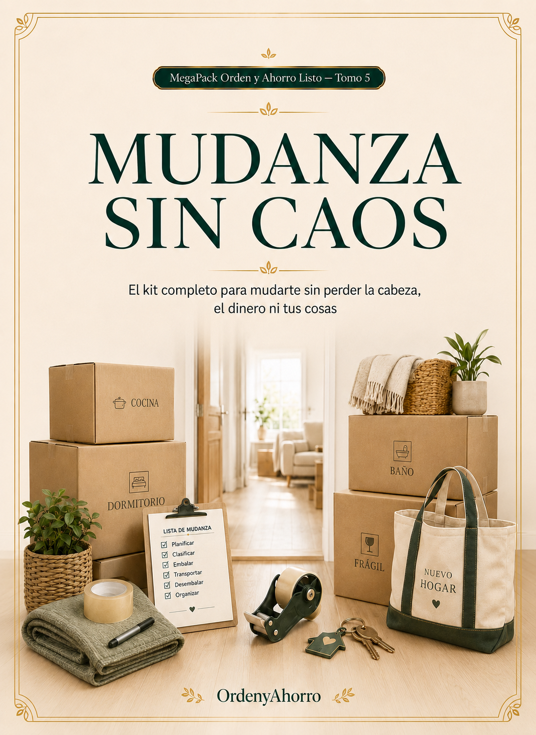 Tapa del Tomo 5: Mudanza Sin Caos